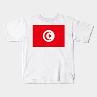 Tunisia flag Kids T-Shirt